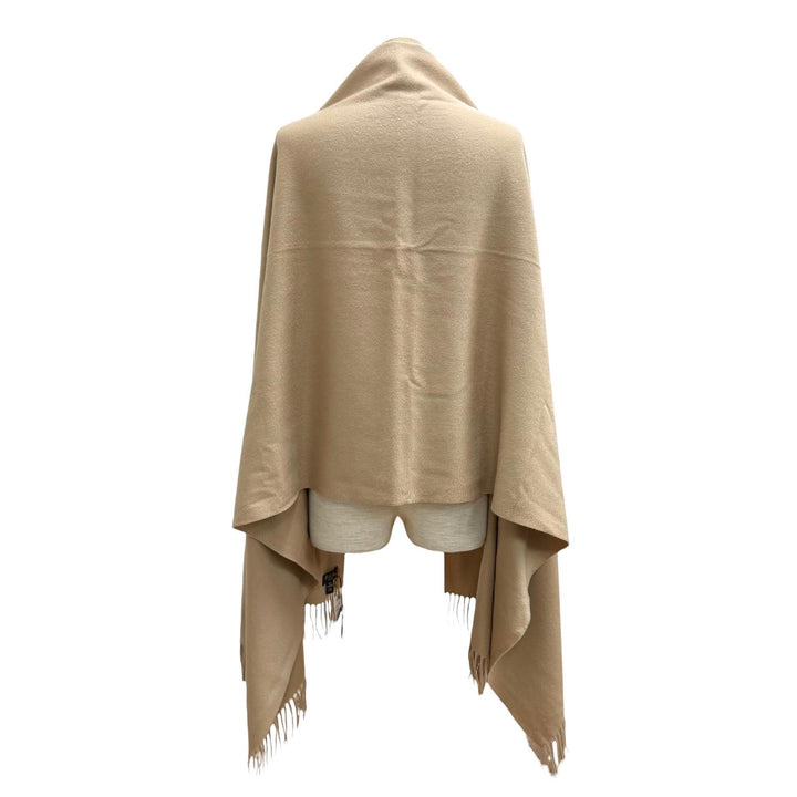未使用品★Loro Piana ロロピアーナ FA03765 オペラ ストール カシミヤ100% ロゴ刺繍入り フリンジ 大判 ショール 定価247500円 箱付き