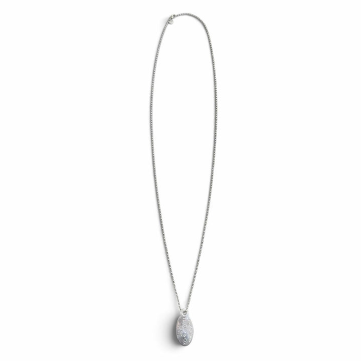 美品△TIFFANY&amp;Co. ティファニー リターントゥティファニー オーバルタグ ロング ボールチェーン ネックレス 925 シルバー 重量25.6g