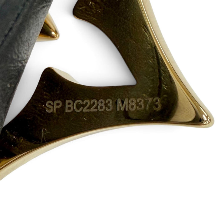 極美品△LOUIS VUITTON ルイヴィトン M8373V ベルト フラワーグラム 30MM リバーシブル モノグラムキャンバス モノグラムアンプラント