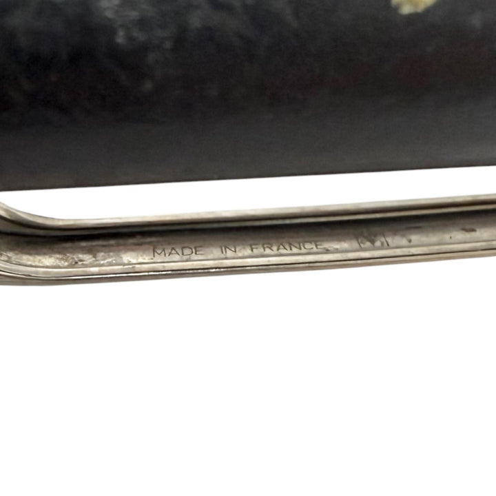 良品□Cartier カルティエ ディアボロ ドゥ カルティエ ブラックカボション ツイスト式 ボールペン マットブラック フランス製 筆記OK