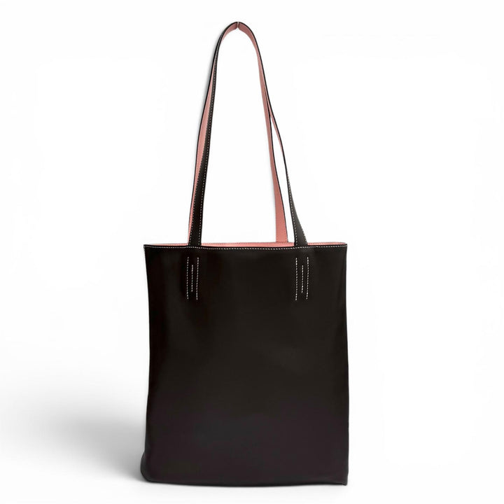 未使用品★HERMES エルメス ネオドゥブルセンス 35 エベンヌ ローズサクラ スイフト リバーシブル トートバッグ W刻印 仏製 保存袋付き