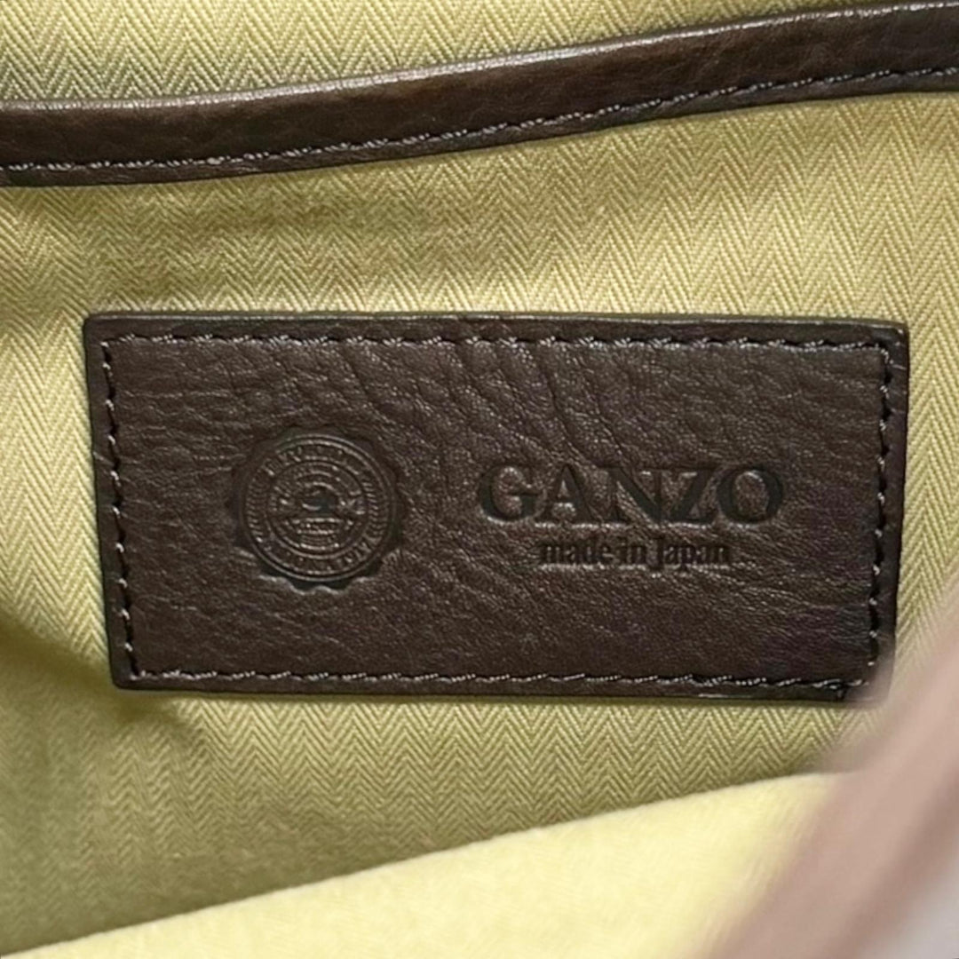 美品□GANZO CHISO ガンゾ 千總 タカシマヤ限定 ビロード友禅 レザー リュックサック ダークブラウン ボルドー 日本製 定価495000円