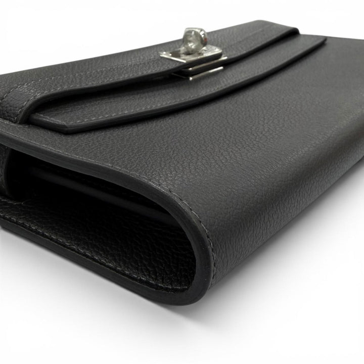 未使用品◇HERMES エルメス ケリー ウォレット トゥーゴー エヴァーカラー アルドワーズ シルバー金具 ショルダーバッグ 長財布 K刻印