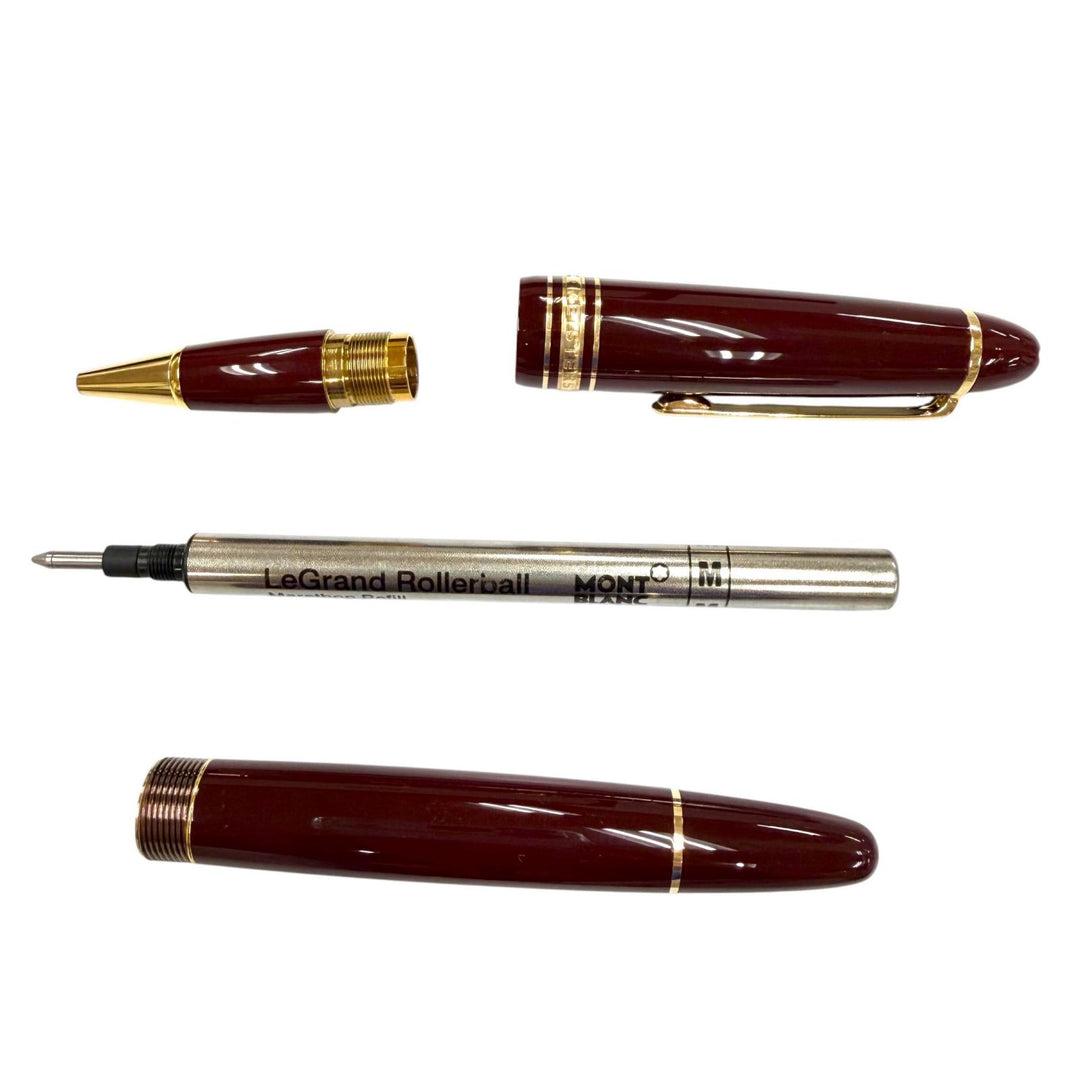極美品▼MONTBLANC モンブラン マイスターシュテュック 162 ル グラン ローラーボール ホワイトスター キャップ式 ボールペン 筆記確認済