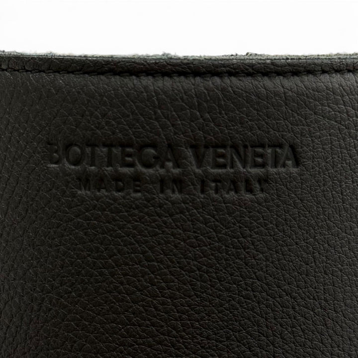 美品▼BOTTEGAVENETA ボッテガヴェネタ 609175 ミディアム ザ アルコ レザー ポーチ付き トートバッグ ブラック 伊製 メンズ 保存袋付き