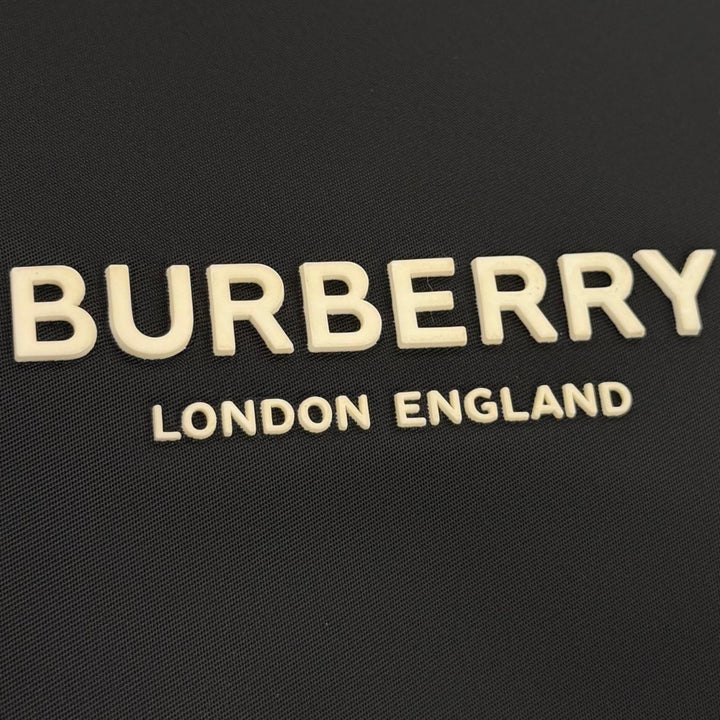 美品▼BURBERRY バーバリー 8063497 アーティ ナイロン 2WAY ショルダー トートバッグ ブラック イングランド製 メンズ 保存袋付き