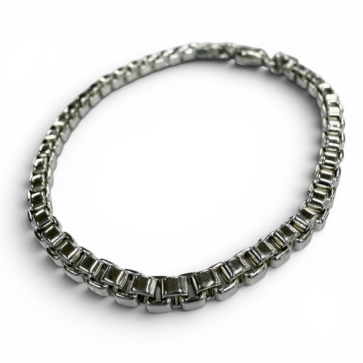 極美品▼TIFFANY&amp;Co. ティファニー ベネチアン 925 チェーン ブレスレット シルバー 重量16g メンズ レディース アクセサリー