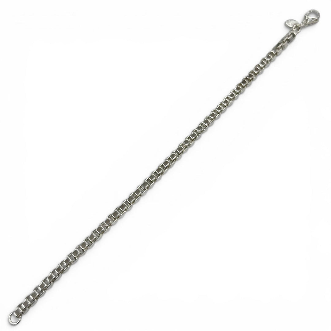 極美品▼TIFFANY&amp;Co. ティファニー ベネチアン 925 チェーン ブレスレット シルバー 重量16g メンズ レディース アクセサリー