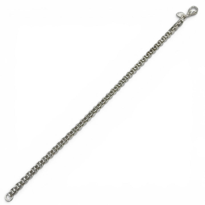 極美品▼TIFFANY&amp;Co. ティファニー ベネチアン 925 チェーン ブレスレット シルバー 重量16g メンズ レディース アクセサリー
