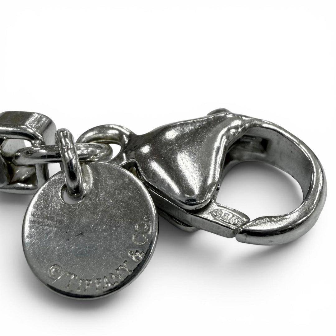 極美品▼TIFFANY&amp;Co. ティファニー ベネチアン 925 チェーン ブレスレット シルバー 重量16g メンズ レディース アクセサリー