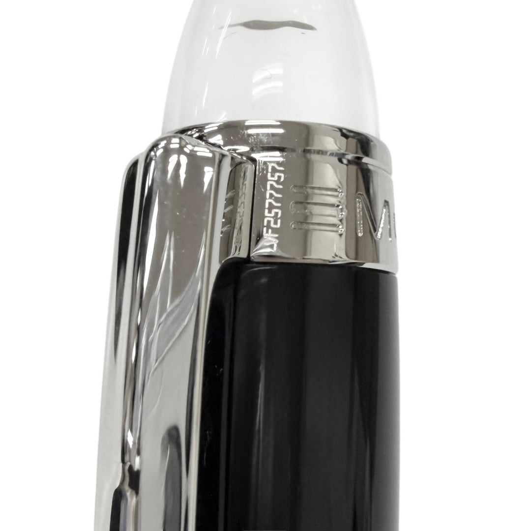 極美品□MONTBLANC モンブラン スターウォーカー ホワイトスター キャップ式 ファインライナー サインペン ブラック シルバー ドイツ製