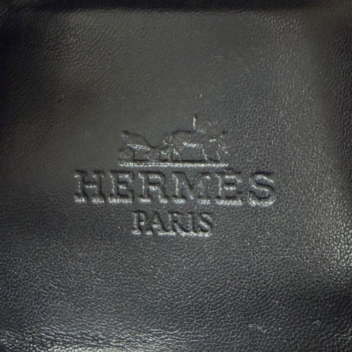 美品★HERMES エルメス モカシン パリ シルバー金具 H金具付 レザー ローファー ピンク 35.5 イタリア製 レディース 箱・保存袋付き