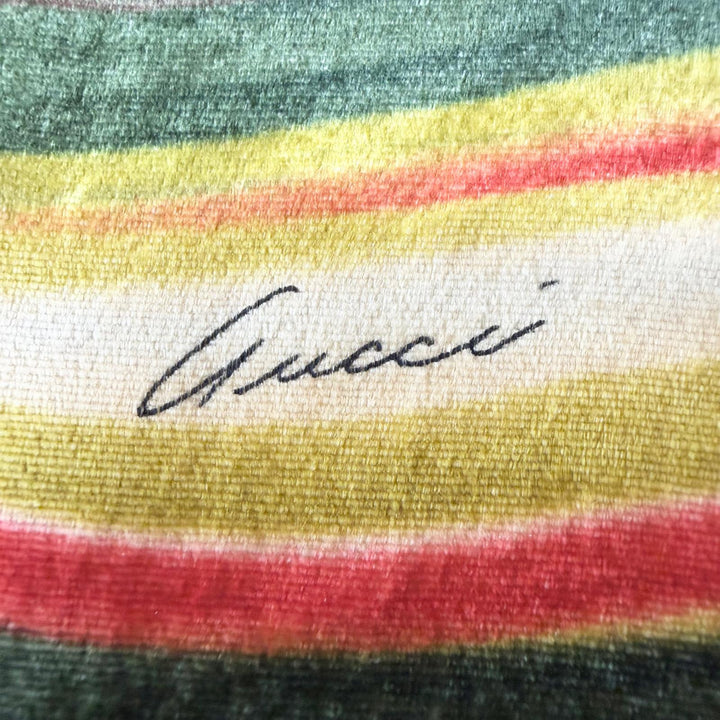 極美品◇GUCCI グッチ 99AW Psychedelic Swirl Velvet Pants サイケデリック スワール ベルベットパンツ トムフォード期 42 正規品 伊製