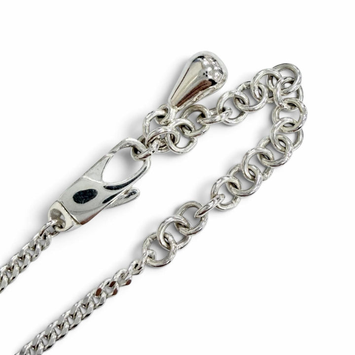 極美品△GUCCI グッチ 814914 ダブルG ペンダント ネックレス AG925 現行品 全長約55cm シルバー イタリア製 重量13.0g 箱・保存袋付き
