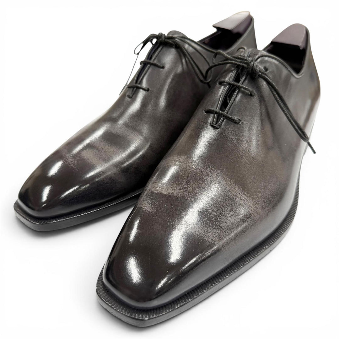 極美品▼Berluti ベルルッティ 2025年製 アレッサンドロ デムジュール オックスフォード ヴェネチアカーフ レザーシューズ 6 定価361900