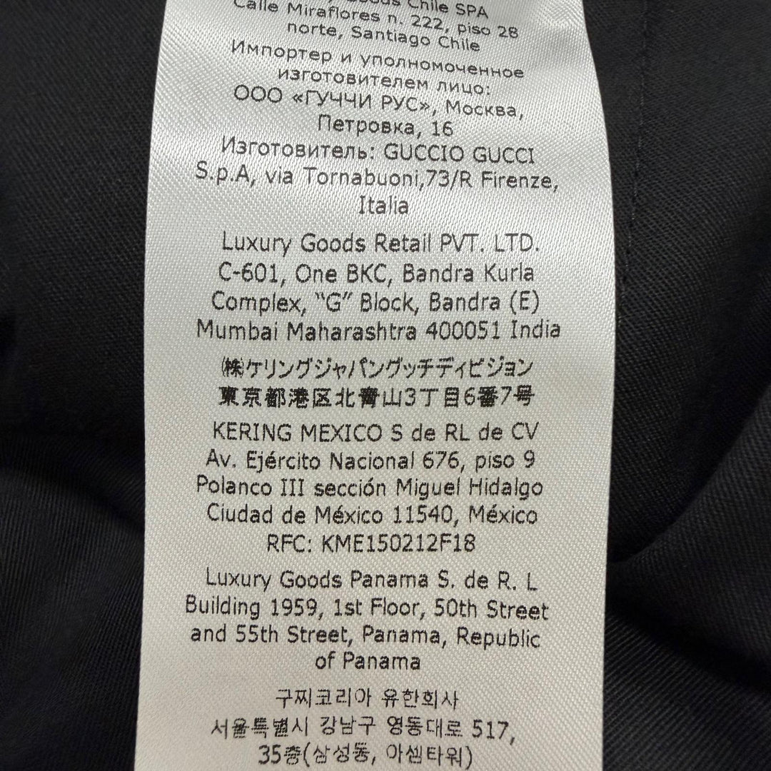 極美品□GUCCI グッチ 692041 ウール100％ GGロゴ総柄 シングル スラックス トラウザーズ パンツ チャコールグレー 52 スイス製 正規品
