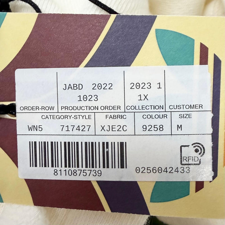 極美品□GUCCI adidas グッチ アディダス 717427 トレフォイル アーチロゴ プルオーバーパーカー フーディー アイボリー M 伊製 正規品