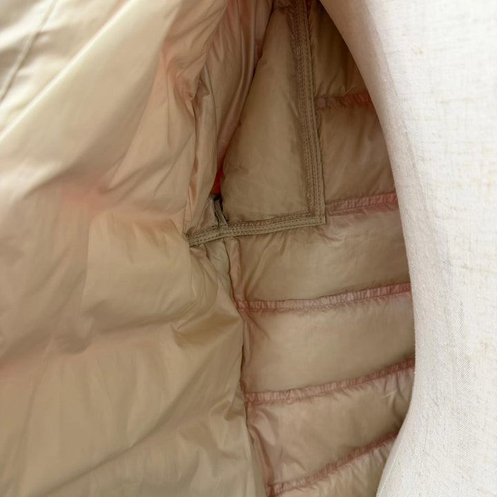美品□MONCLER GRENOBLE モンクレール グルノーブル 2023年製 LAVACHEY ポケッタブル ロゴワッペン ダウンジャケット オレンジ 3 正規品