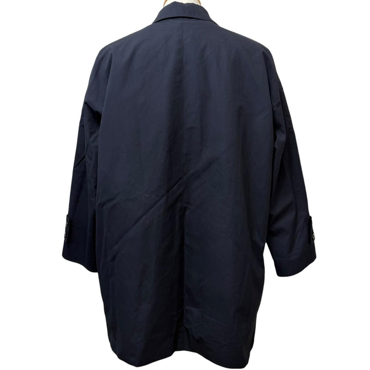 極美品□Mackintosh マッキントッシュ 24AW G242HI1169CODR HUMBIE GTS VENTILE ライナー付き ステンカラーコート 紺 34 日本製 正規品
