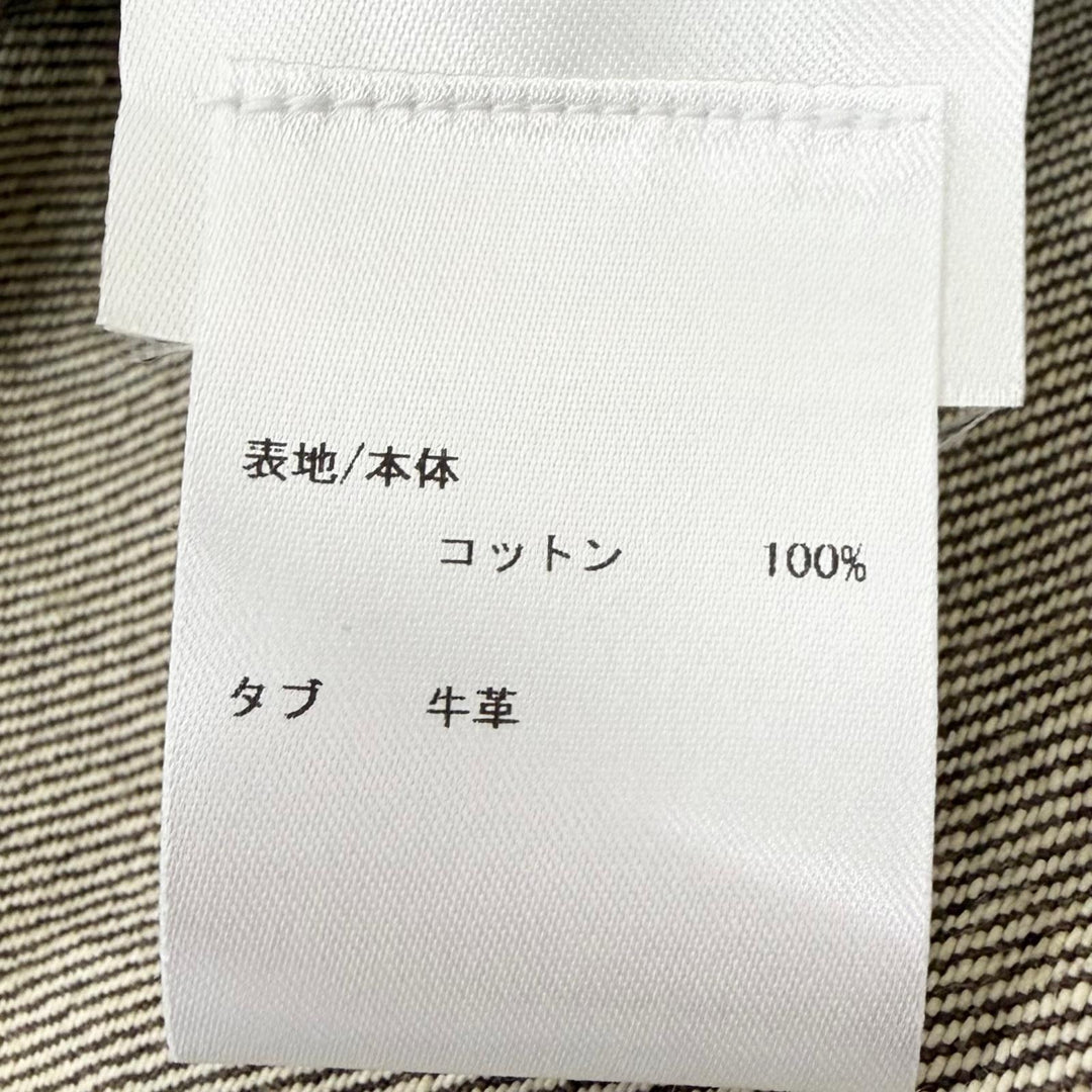 極美品□LOUIS VUITTON ルイヴィトン 26SS 1AJUEZ コーヒー インディゴ デニム ロングスリーブシャツ コーヒービーン 50 伊製 正規品