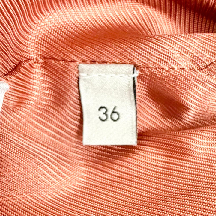 極美品△GUCCI グッチ 619267 ZAD82 ウール インターロッキングGボタン ショート ジャケット ピンク 36 イタリア製 正規品 レディース