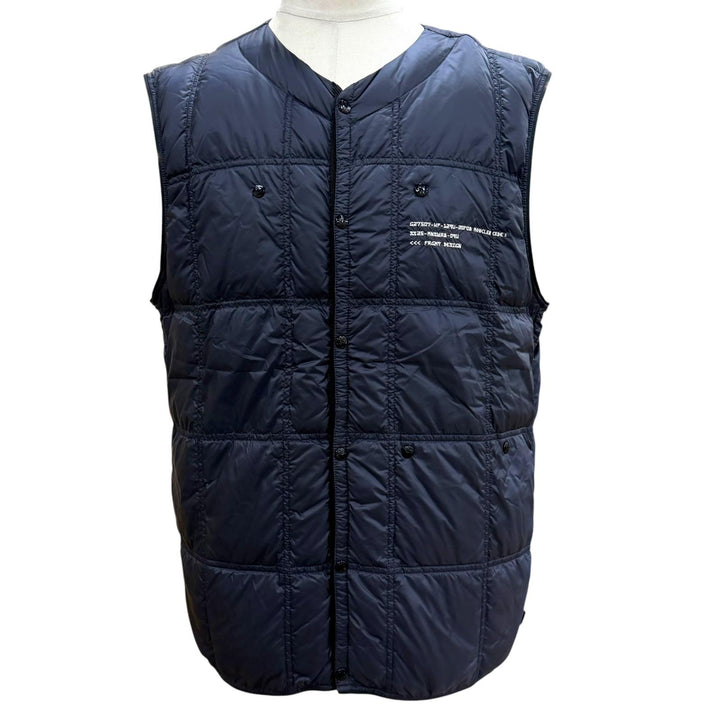 未使用品▼モンクレールジーニアス 7 フラグメント ヒロシフジワラ 2024年製 VAILE GILET ロゴワッペン付き ジレ ダウンベスト 4 正規品