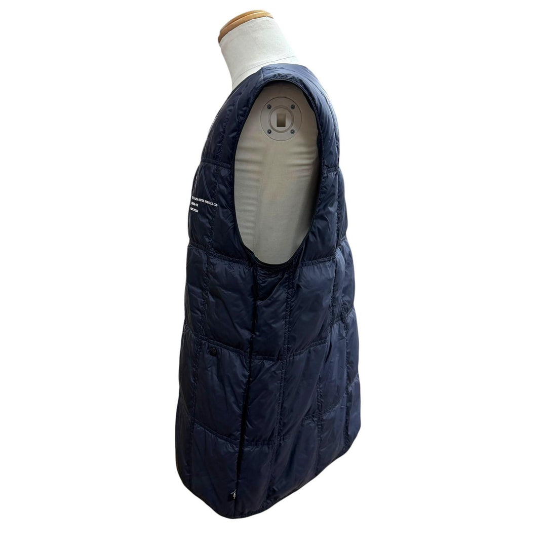 未使用品▼モンクレールジーニアス 7 フラグメント ヒロシフジワラ 2024年製 VAILE GILET ロゴワッペン付き ジレ ダウンベスト 4 正規品