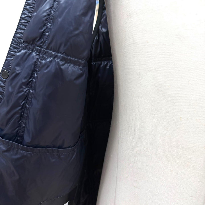 未使用品▼モンクレールジーニアス 7 フラグメント ヒロシフジワラ 2024年製 VAILE GILET ロゴワッペン付き ジレ ダウンベスト 4 正規品