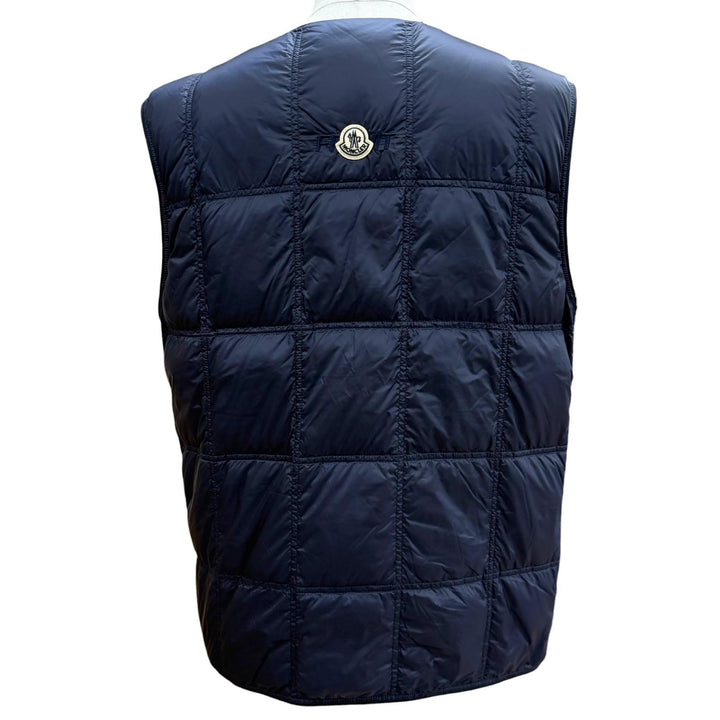 未使用品▼モンクレールジーニアス 7 フラグメント ヒロシフジワラ 2024年製 VAILE GILET ロゴワッペン付き ジレ ダウンベスト 4 正規品