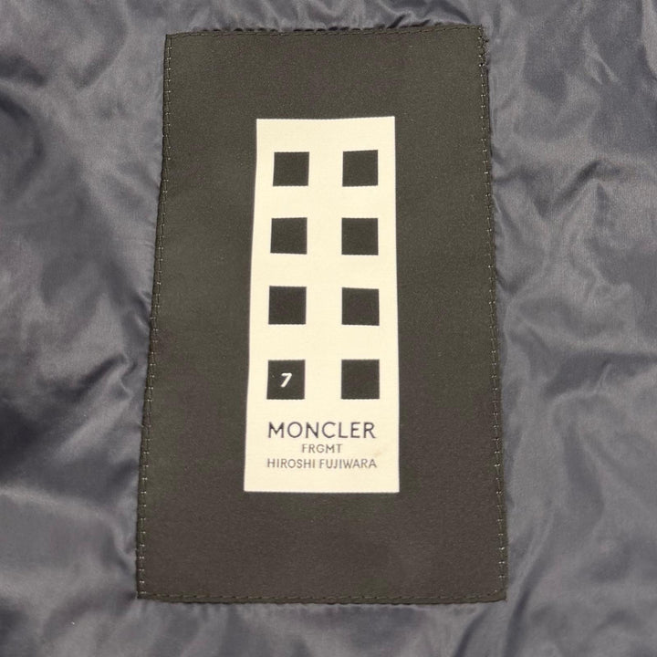 未使用品▼モンクレールジーニアス 7 フラグメント ヒロシフジワラ 2024年製 VAILE GILET ロゴワッペン付き ジレ ダウンベスト 4 正規品