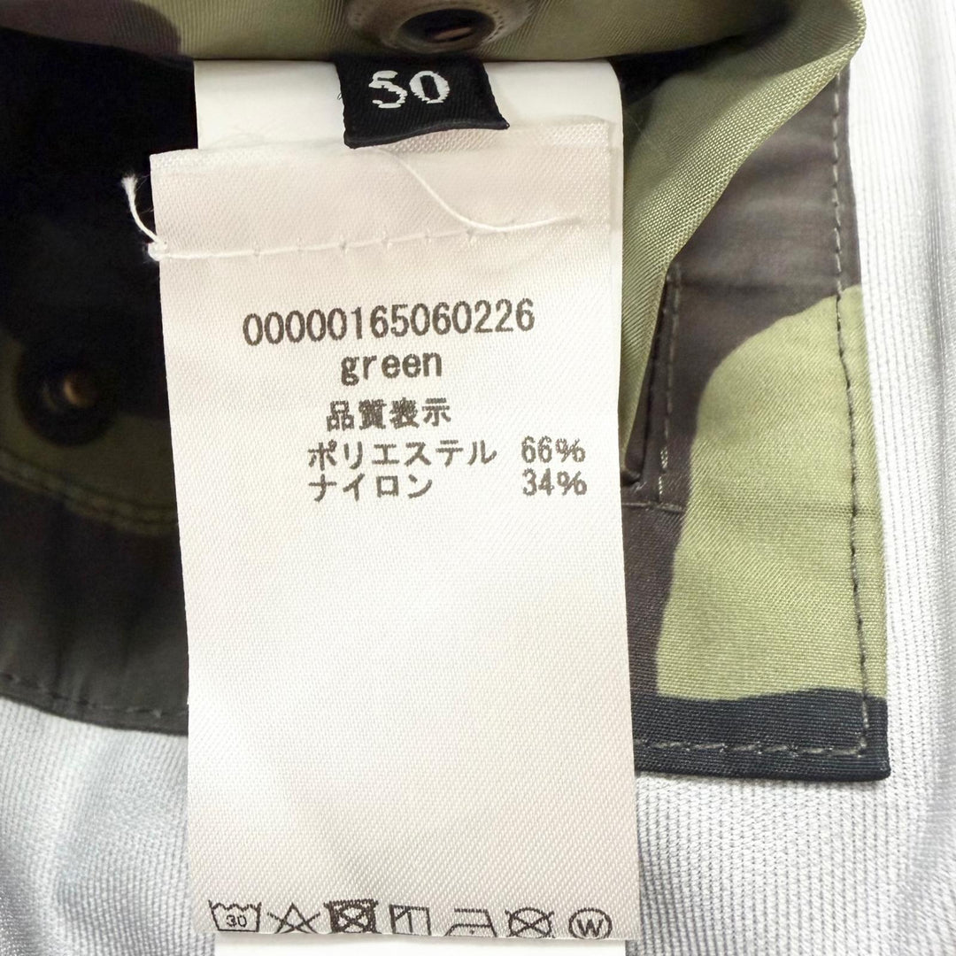 美品□DOLCE&amp;GABBANA ドルチェ＆ガッバーナ G9VE1T 黒タグ カモフラージュ柄 マウンテンパーカー カーキ 50 イタリア製 正規品 メンズ