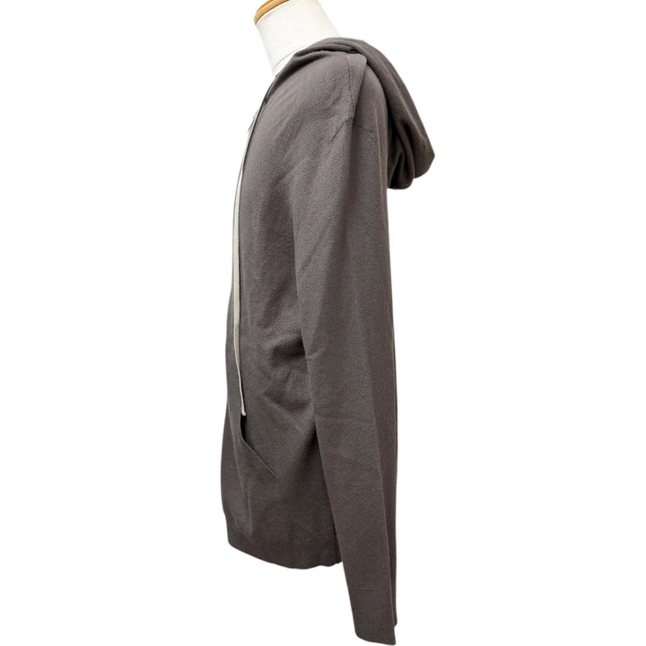 美品□Rick Owens リックオウエンス 22AW RU02B2614-WSB カシミヤ100％ ZIPUP ニットフーディー パーカー ブラウン XXL イタリア製
