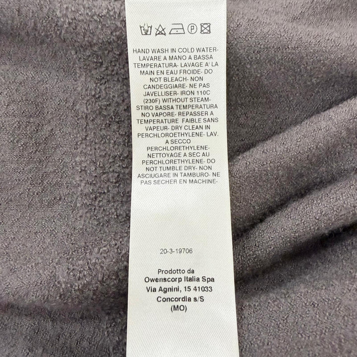 美品□Rick Owens リックオウエンス 22AW RU02B2614-WSB カシミヤ100％ ZIPUP ニットフーディー パーカー ブラウン XXL イタリア製