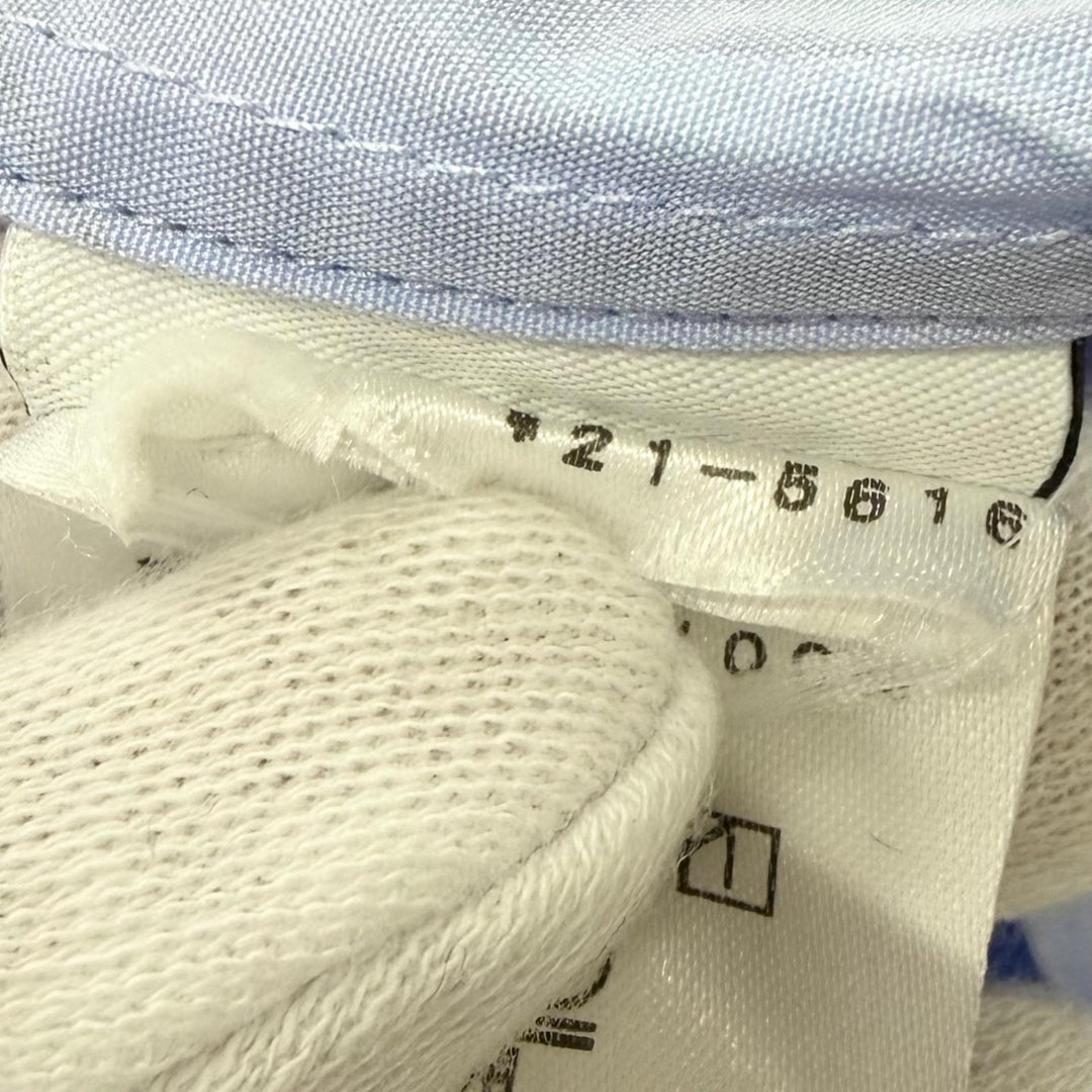 極美品□HERMES エルメス 22SS モール エ グルメット コットン セリエボタン 長袖シャツ ライトブルー 41 フランス製 正規品 メンズ