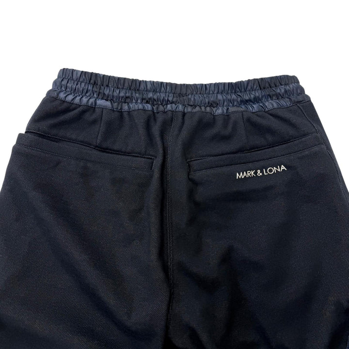未使用品□MARK&amp;LONA マークアンドロナ ML-16W-D15 スワロフスキー スカル ブルゾン ジョガーパンツ セットアップ ネイビー S 正規品