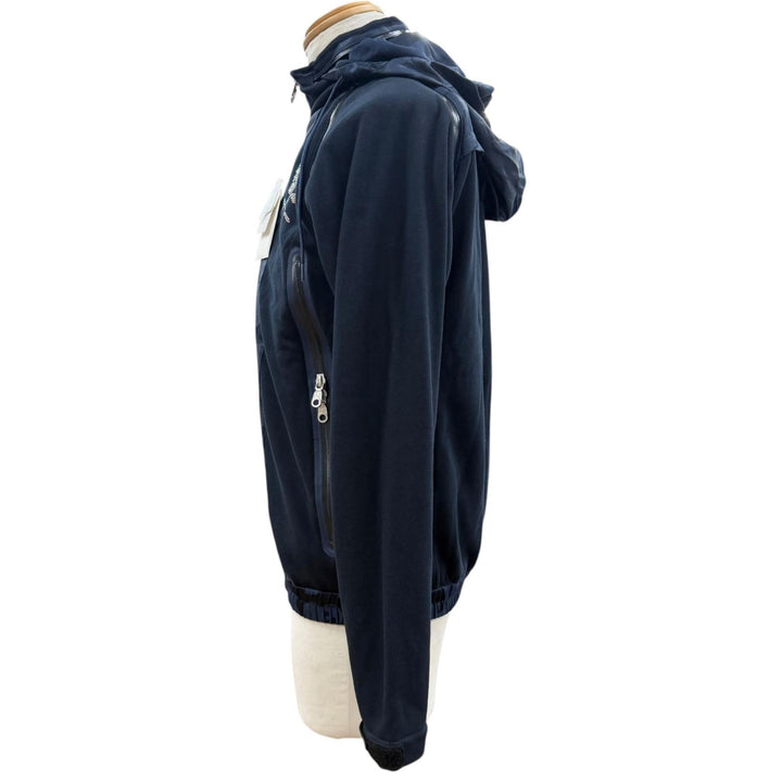 未使用品□MARK&amp;LONA マークアンドロナ ML-16W-D15 スワロフスキー スカル ブルゾン ジョガーパンツ セットアップ ネイビー S 正規品