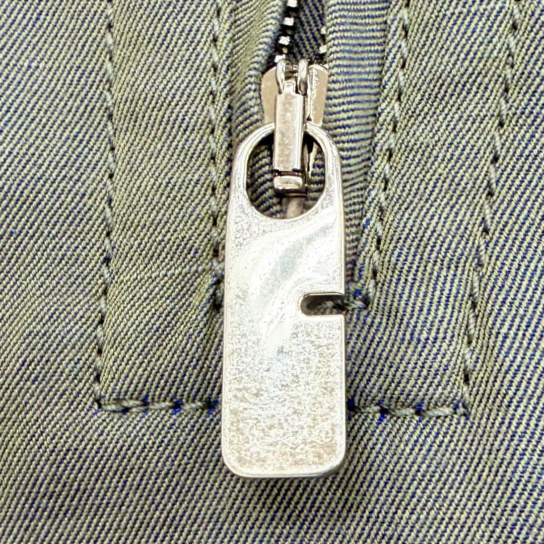 未使用品△BURBERRY バーバリー 8086911 コットン リネン ベルト付き ハイネック ノースリーブ ワンピース 玉虫色 36 正規品 レディース