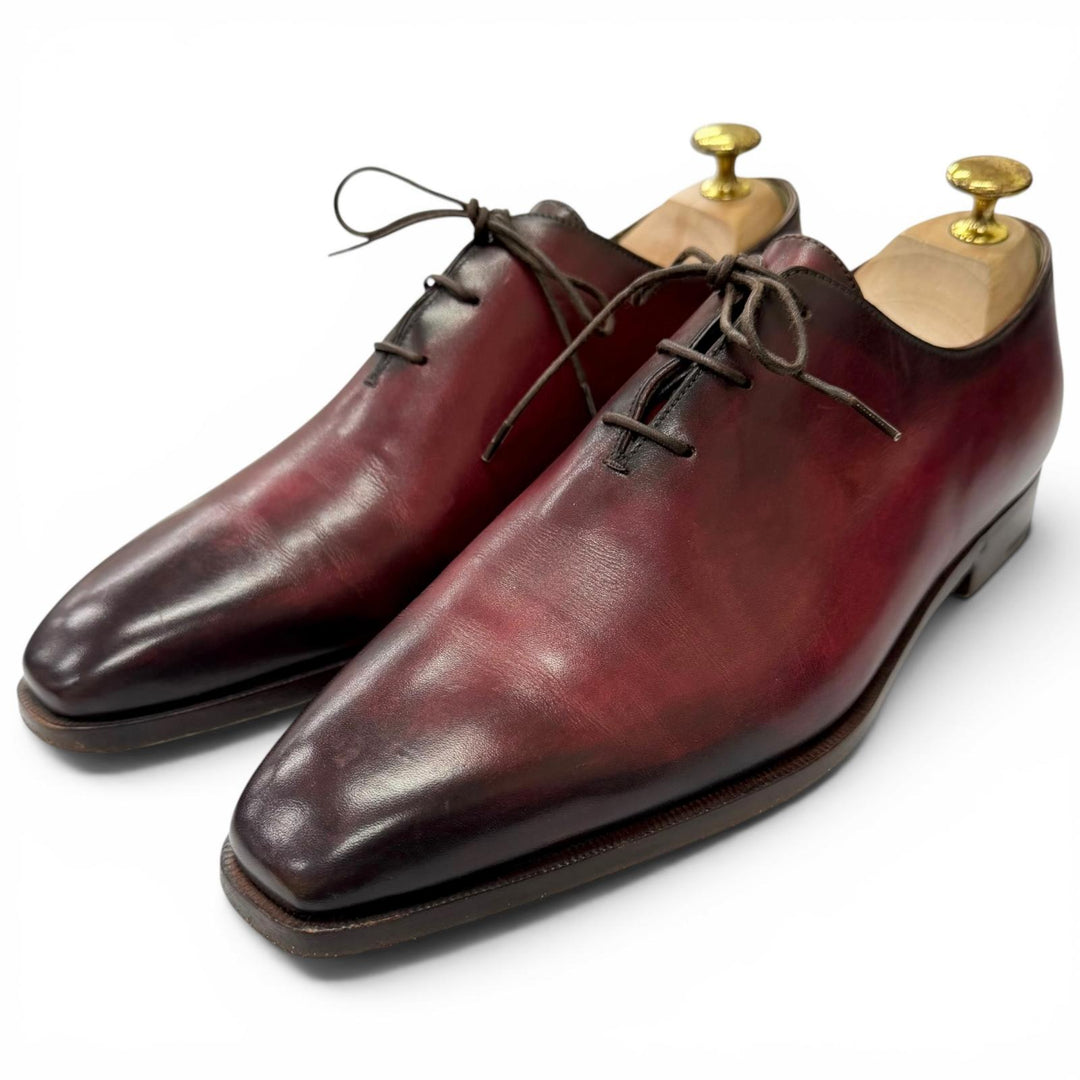 美品□Berluti ベルルッティ アレッサンドロ デムジュール パティーヌレザー オックスフォードシューズ ドレスシューズ 7 イタリア製