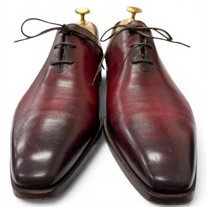 美品□Berluti ベルルッティ アレッサンドロ デムジュール パティーヌレザー オックスフォードシューズ ドレスシューズ 7 イタリア製