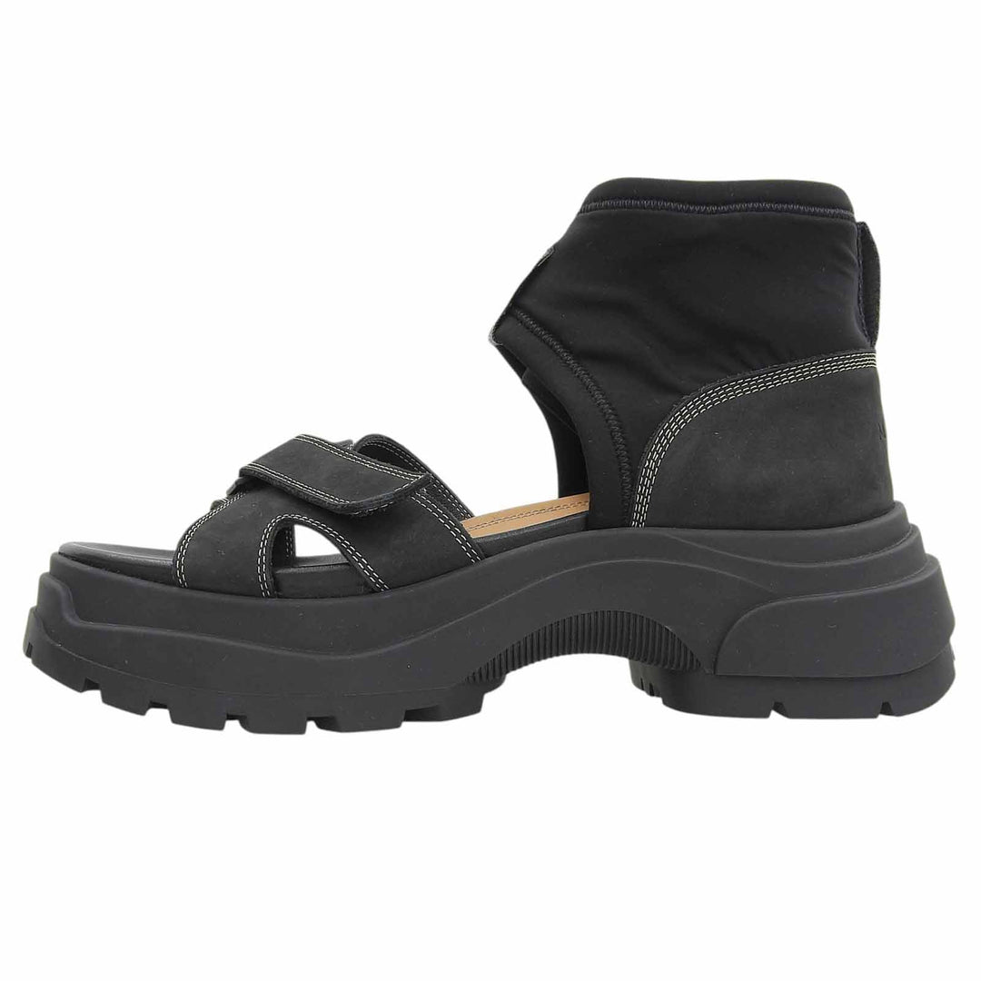 美品▲Maison Margiela 22 メゾンマルジェラ22 タッチストラップ サンダル スウェードレザー サンダル ブラック 39 伊製 メンズ 保存袋付
