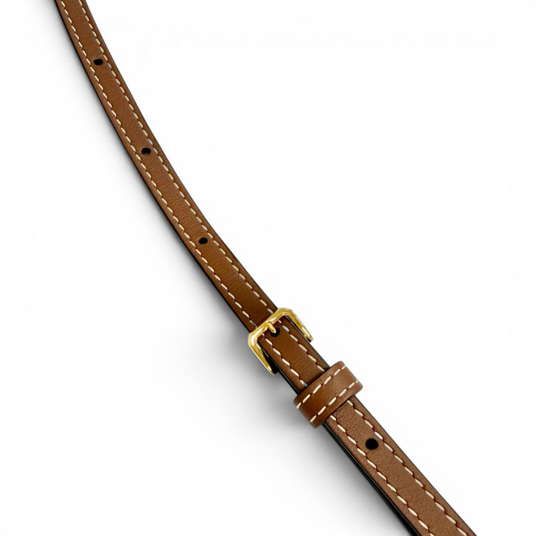 未使用品△BURBERRY バーバリー 22SS 8052460 マイクロ フランシス TB トートバッグ キャンバス レザー 2WAY ハンド ショルダーバッグ