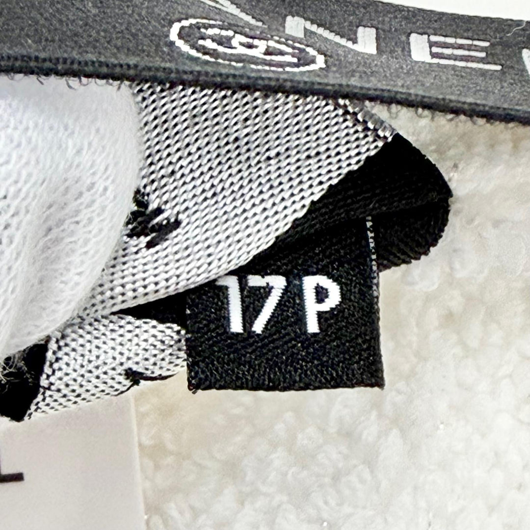 未使用品△CHANEL シャネル 17P コットン ココマーク フリンジ ラメ糸入り 大判 ビーチタオル バスタオル ホワイト ブルー イタリア製