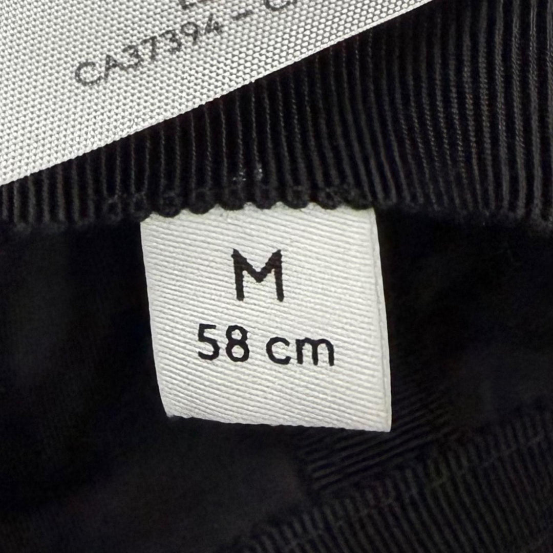 極美品□GUCCI グッチ 25SS 813534 ウェブストライプ エンボスロゴ バケットハット 帽子 ブラック M/58cm イタリア製 正規品 メンズ