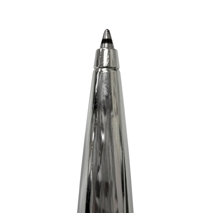 良品□MONTBLANC モンブラン マイスターシュテュック ソリテール カーボンスティール クラシック ボールペン シルバー ドイツ製 筆記OK