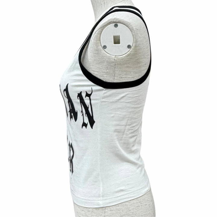 極美品★Christian Dior クリスチャンディオール 02SS 2E12155800 コットン100％ ジョン・ガリアーノ期 タンクトップ 38 正規品