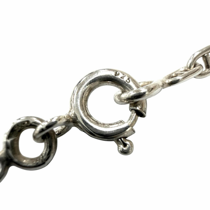 美品□HERMES エルメス 925 シェーヌダンクル ミニセリエ チェーン ネックレス チョーカー シルバー 重量4.86g メンズ レディース