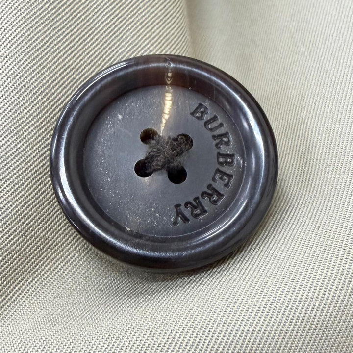 美品□BURBERRY LONDON バーバリーロンドン 裏ノバチェック柄 ライナー付き ステンカラーコート ベージュ 90-165-4 日本製 正規品 メンズ
