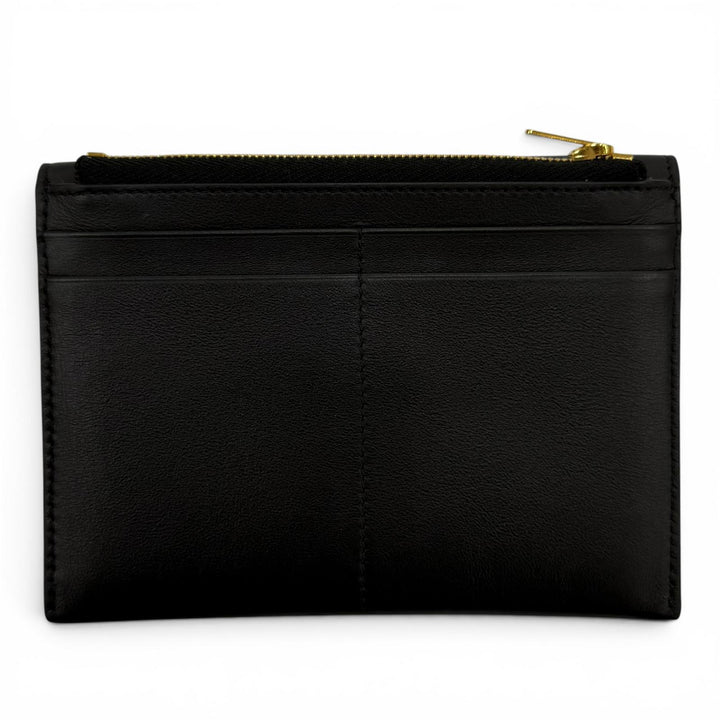 美品☆BALENCIAGA バレンシアガ 817716 Rodeo ロデオ ラージ コイン カードホルダー スムースカーフスキン カードケース ブラック 伊製