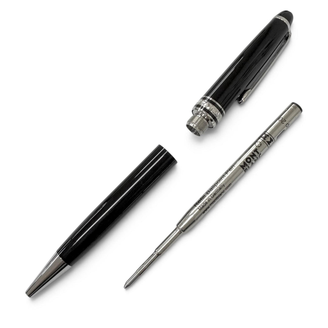 極美品□MONTBLANC モンブラン プラチナライン マイスターシュテュック クラシック ツイスト式 ボールペン ブラック ドイツ製 筆記確認済