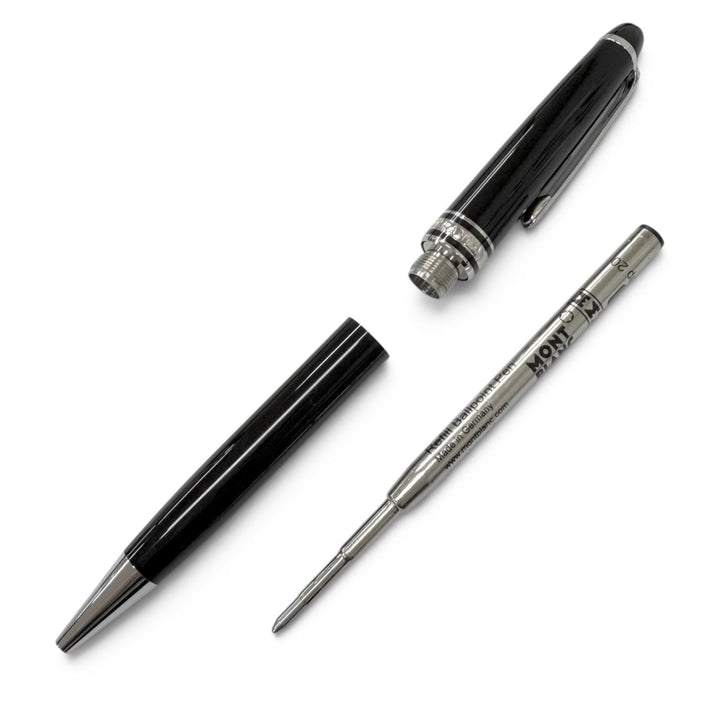 極美品□MONTBLANC モンブラン プラチナライン マイスターシュテュック クラシック ツイスト式 ボールペン ブラック ドイツ製 筆記確認済